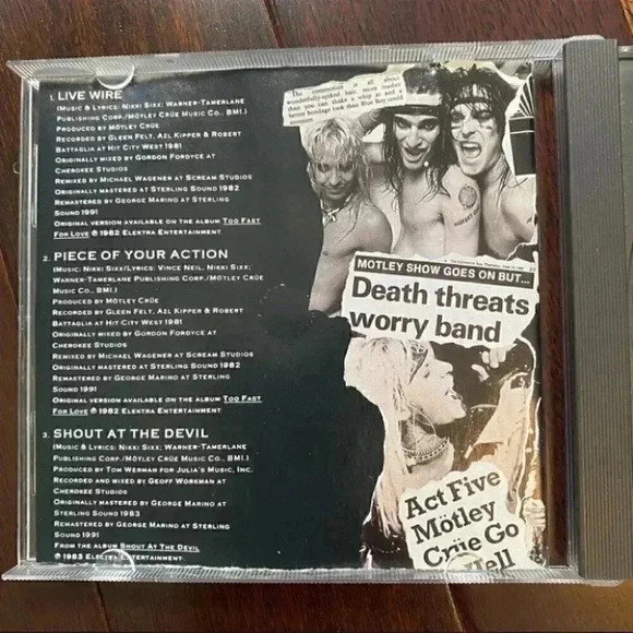 Motley Crüe CD Decade of Decadence 81-91  Greatest Hits Album - Picture 5 of 9